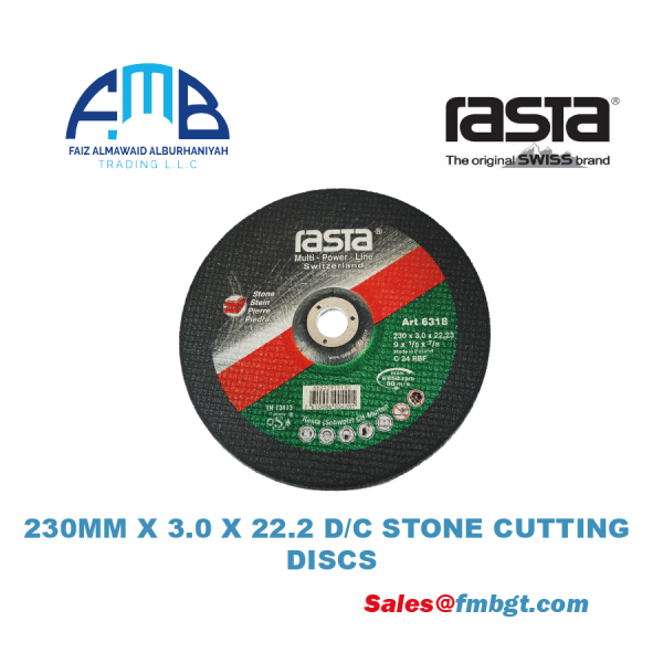 230MM X 3.0 X 22.2 D/C STONE CUTTING DISCS